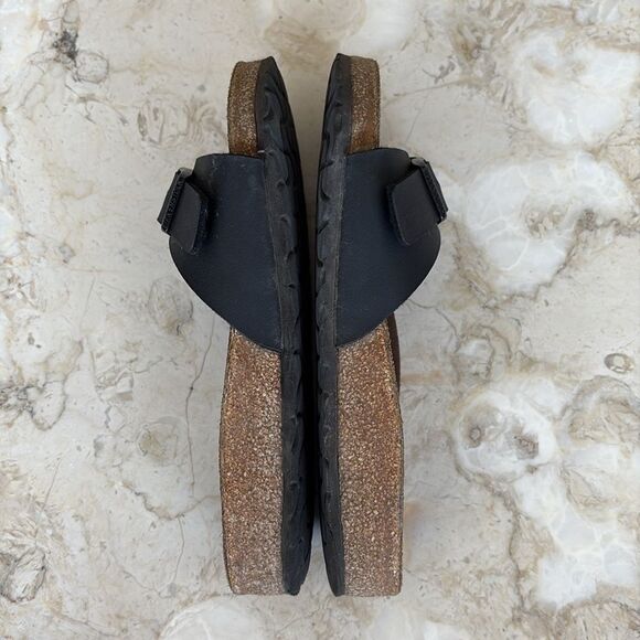 Birkenstock Classic Madrid Sandals Birko-Flor - Black - Picture 9 of 15